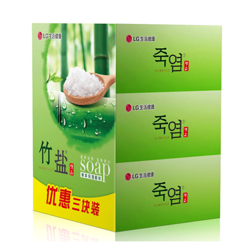 lg 竹盐精品香皂 (110g*3)*2